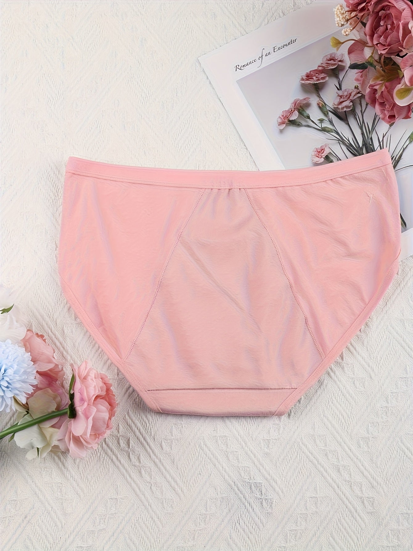 6 Culottes Menstruelles pour Femmes - Protection Anti-Fuites Respirante à Taille Basse avec Couverture Totale, 6 Couleurs