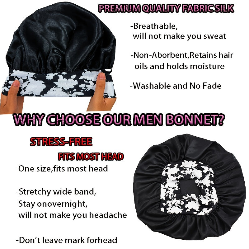 5 Bonnets Satin Élégants pour Femmes pour protection capillaire