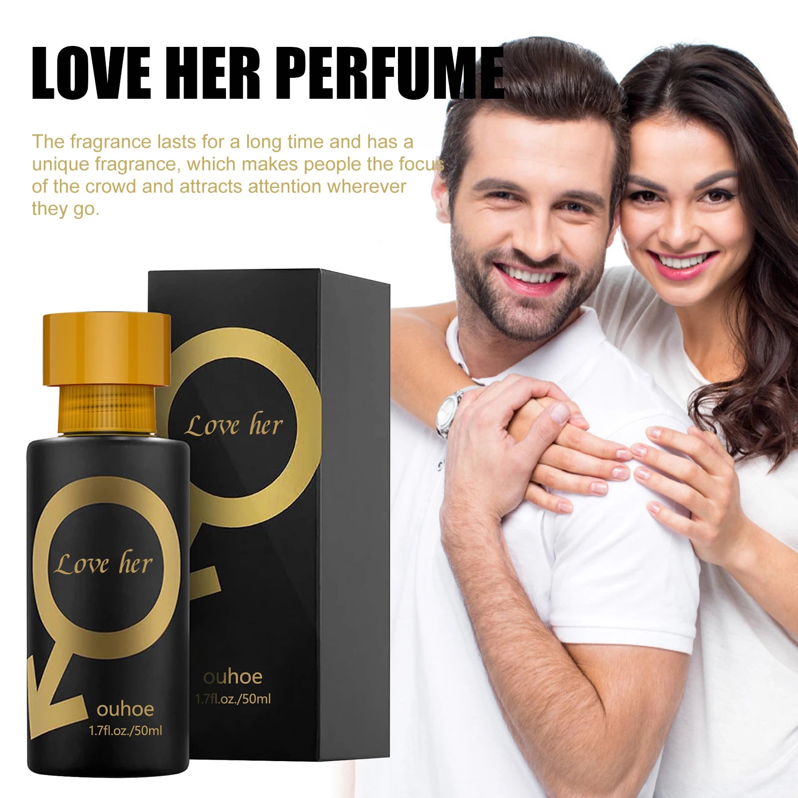 Parfum Phéromone Ouhoe 50ml - Séduction Longue Durée Homme Femme