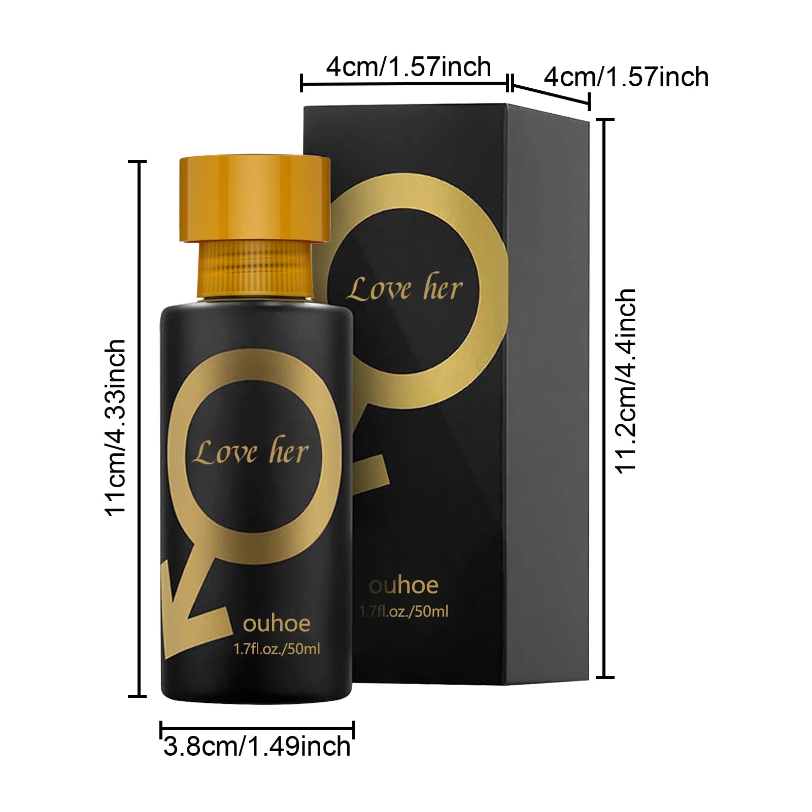 Parfum Phéromone Ouhoe 50ml - Séduction Longue Durée Homme Femme