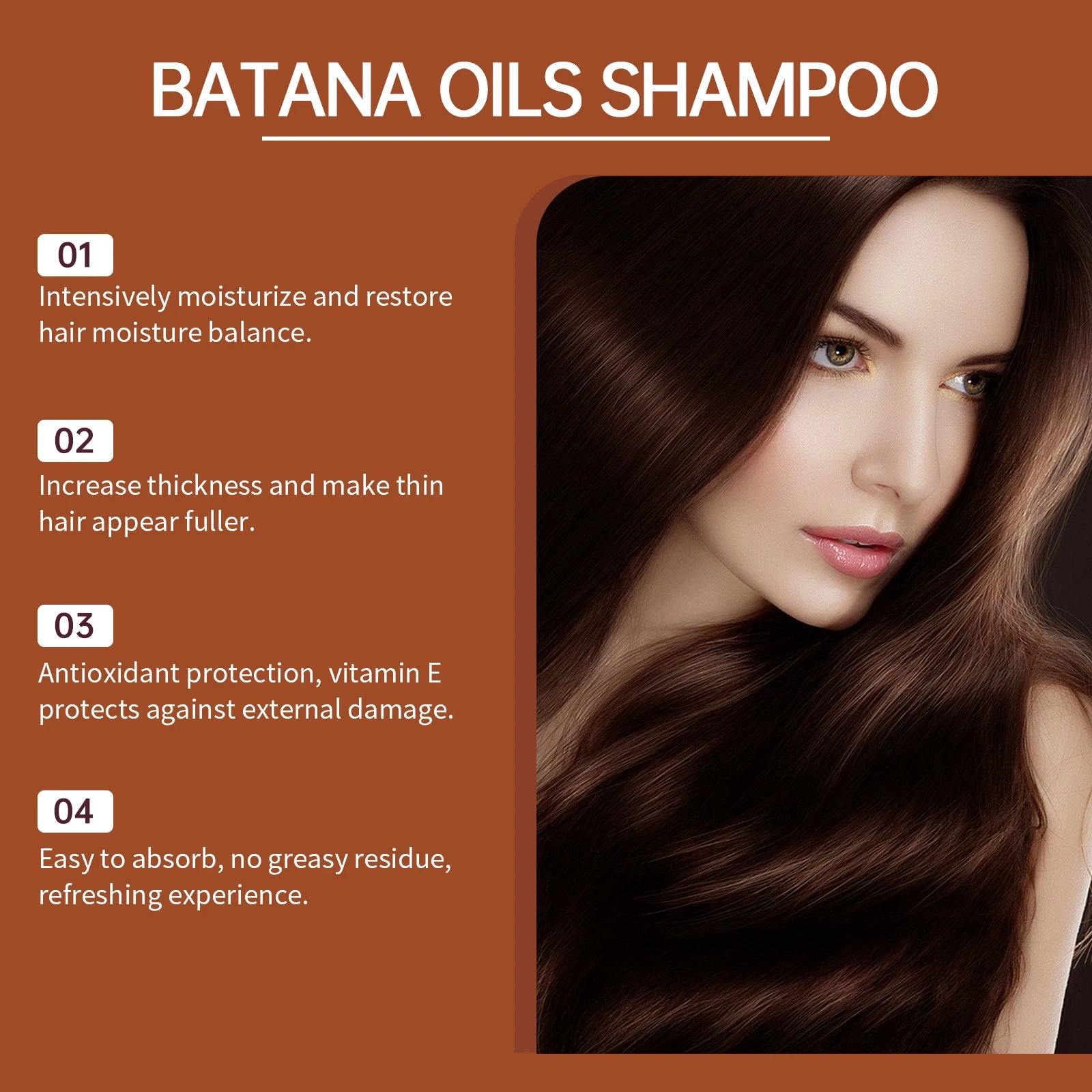 EELHOE Batana shampooing pour cheveux