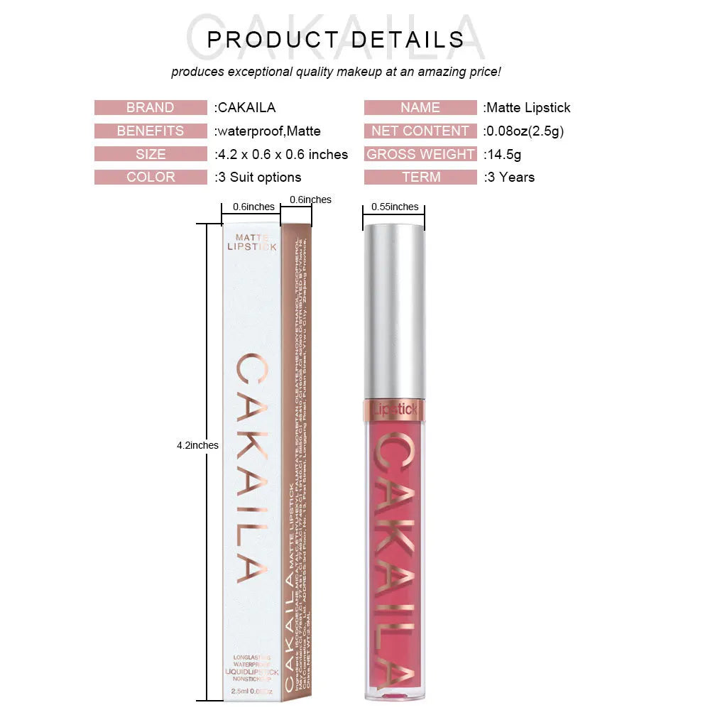 Rouge à lèvres liquide mat velours durable, brillant à lèvres nu imperméable, 18 couleurs, tasse antiadhésive hydratante, glaçage, maquillage cosmétique