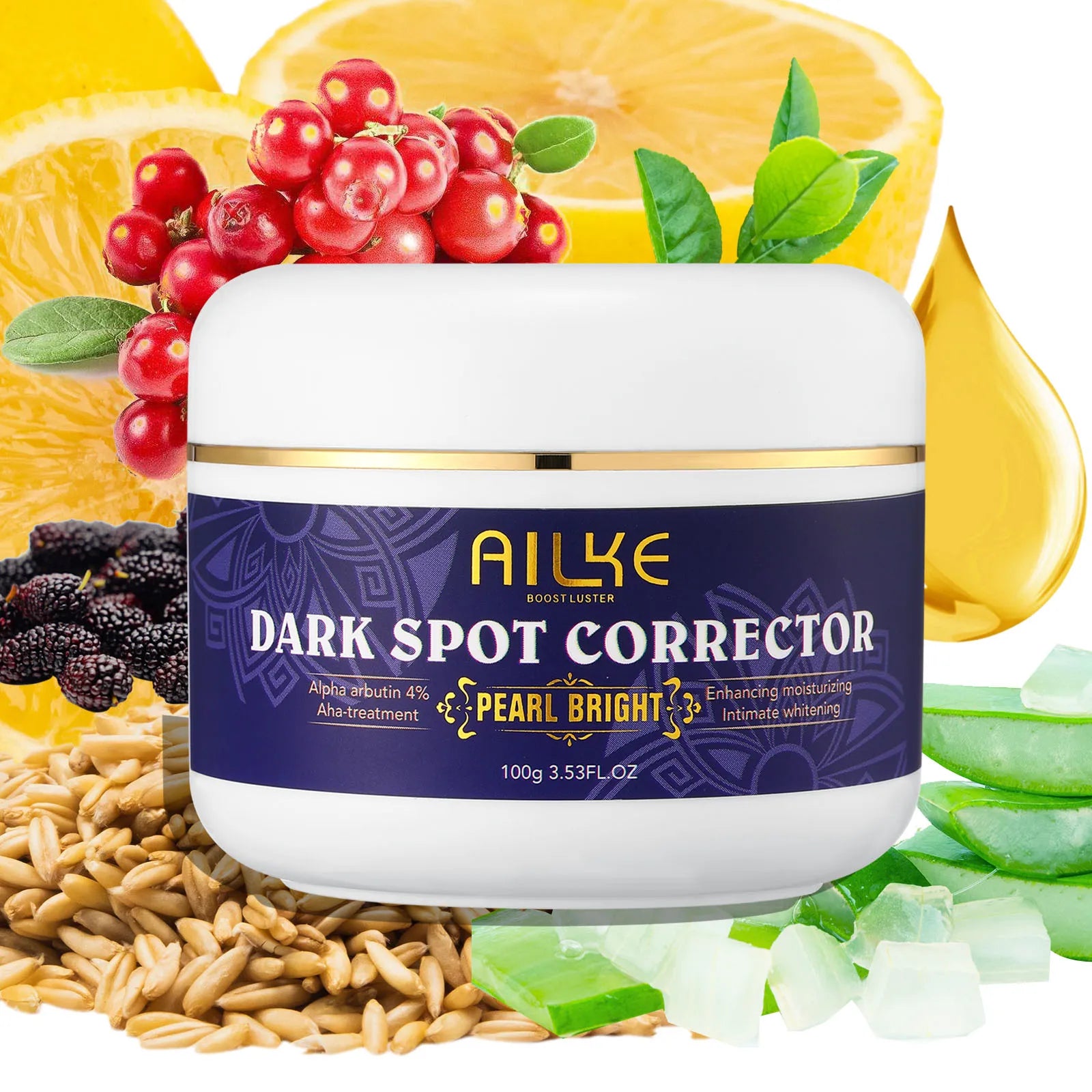 AILKE Kit de soins de la peau 5 en 1 au glutathion pour femme