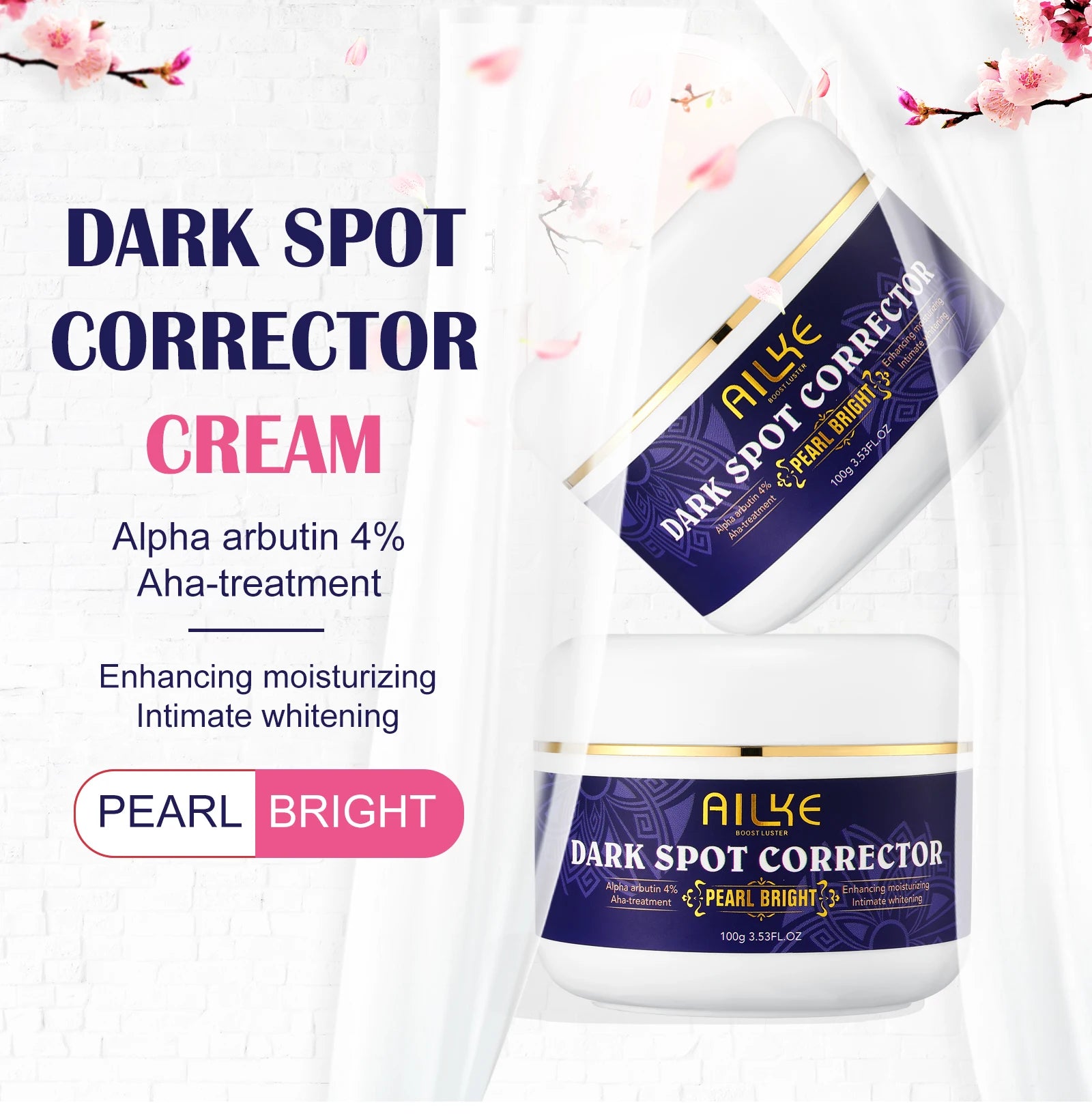 AILKE Kit de soins de la peau 5 en 1 au glutathion pour femme
