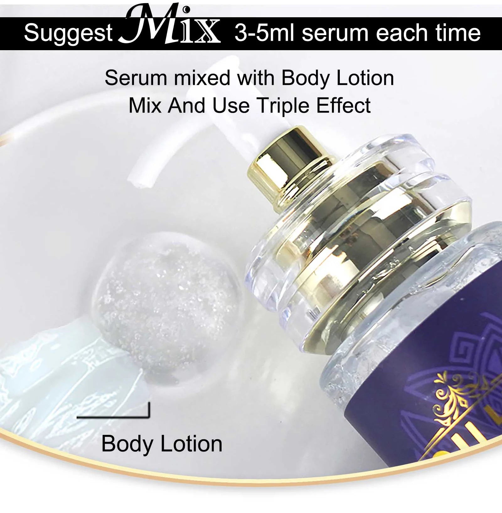 AILKE Kit de soins de la peau 5 en 1 au glutathion pour femme