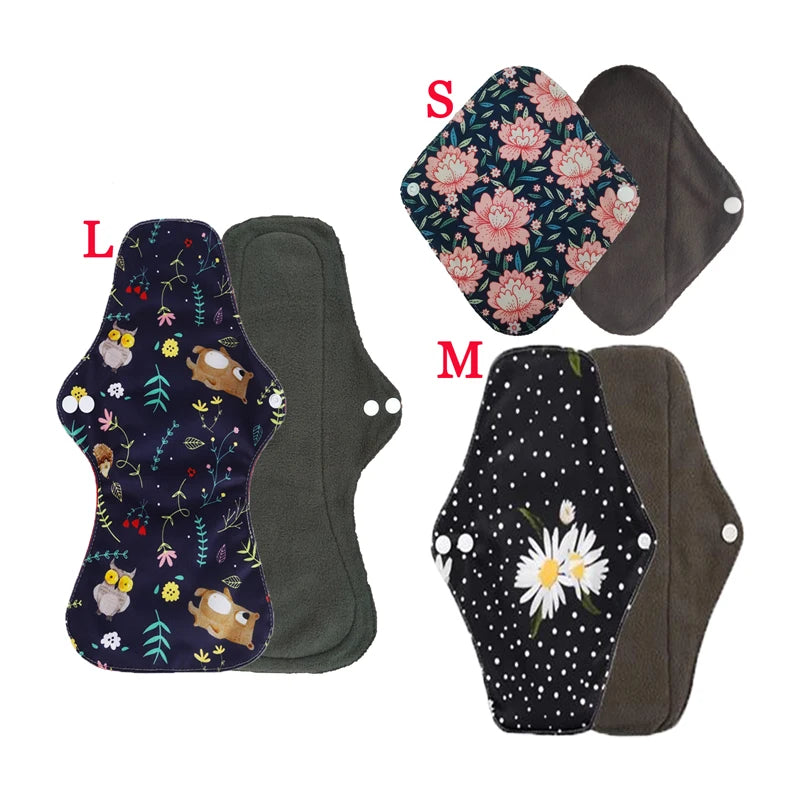 Serviettes Menstruelles Réutilisables Bio - Flux Fort Lavables Bambou