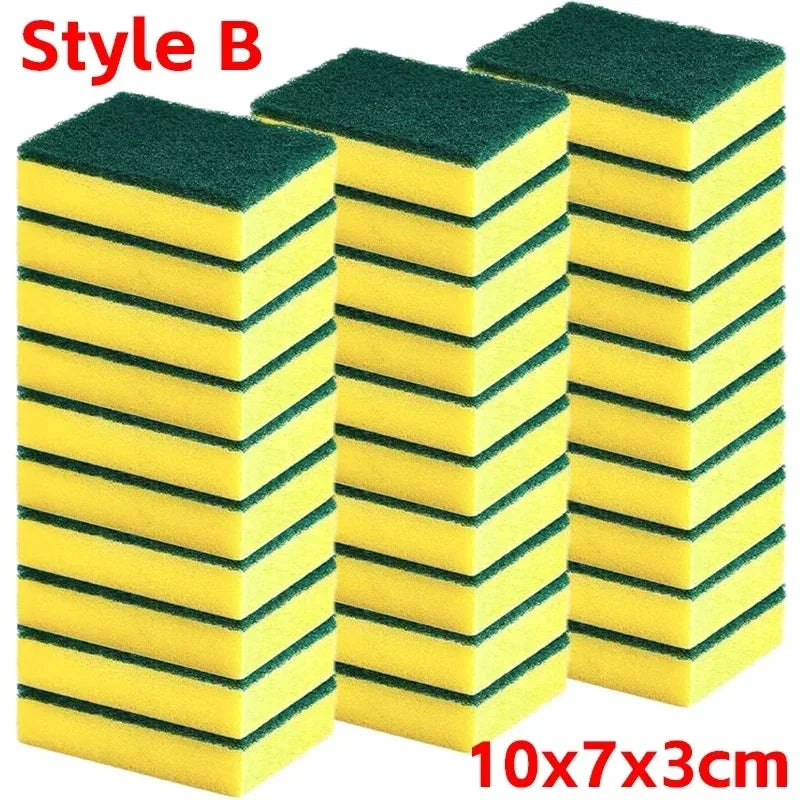 Éponge double face très absorbante, pot de nettoyage magique, brosse de nettoyage antirouille, outil de nettoyage de cuisine