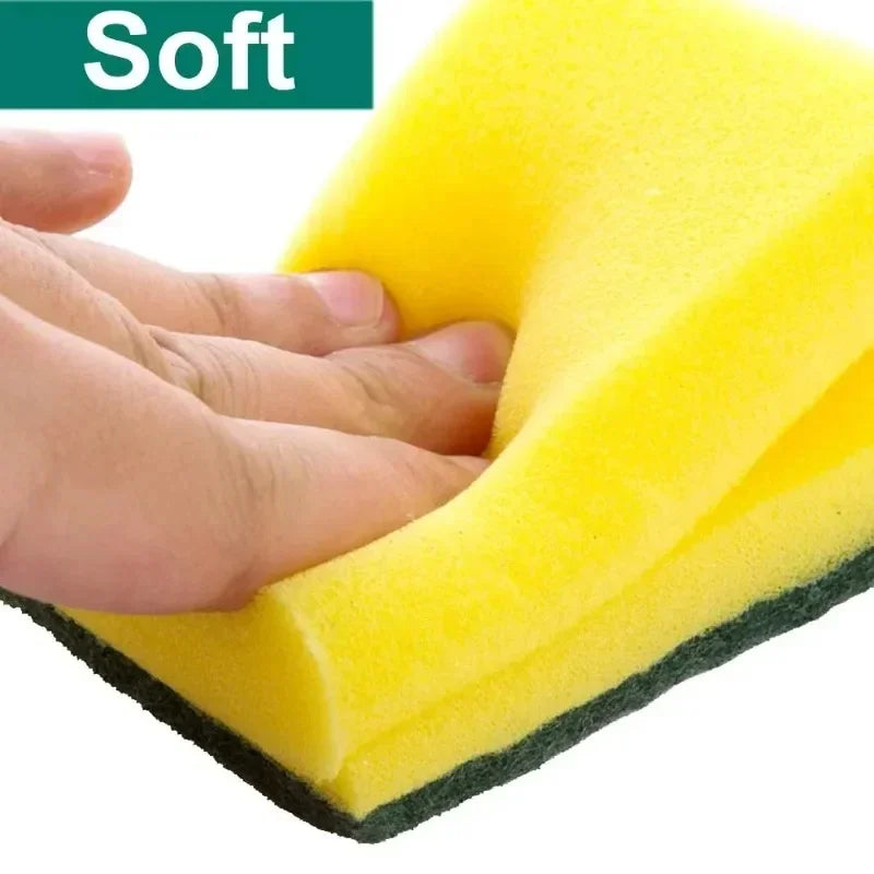 Éponge double face très absorbante, pot de nettoyage magique, brosse de nettoyage antirouille, outil de nettoyage de cuisine