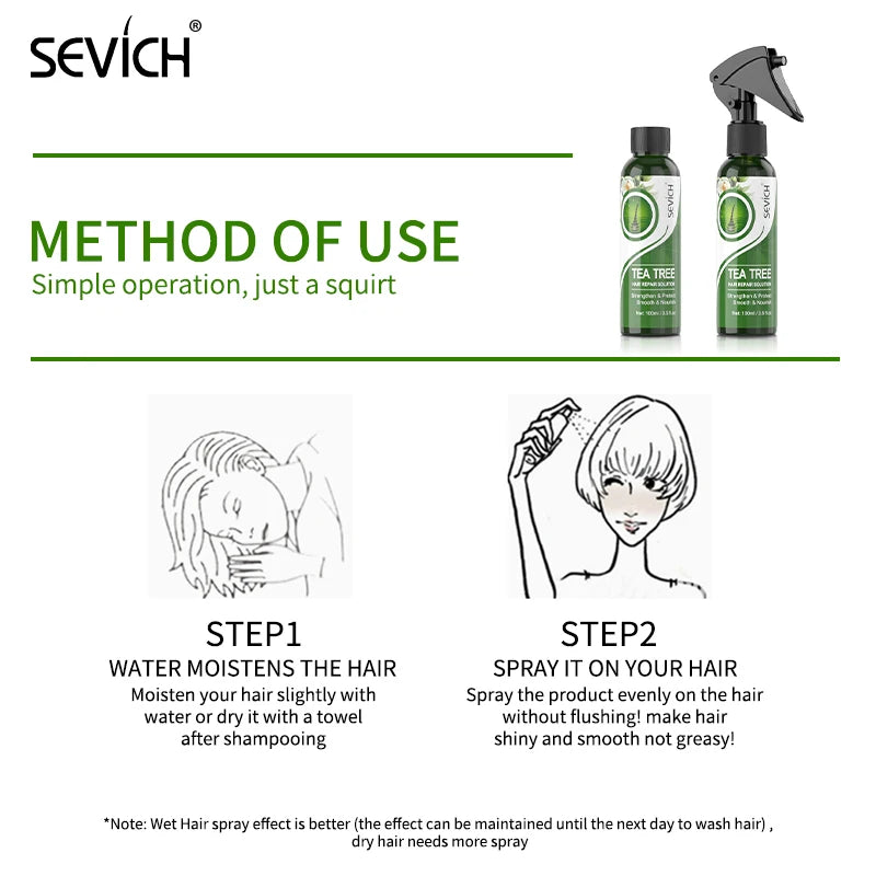 Spray Lissant Cheveux Endommagés Priority ich - Réparation Kératine 100ml