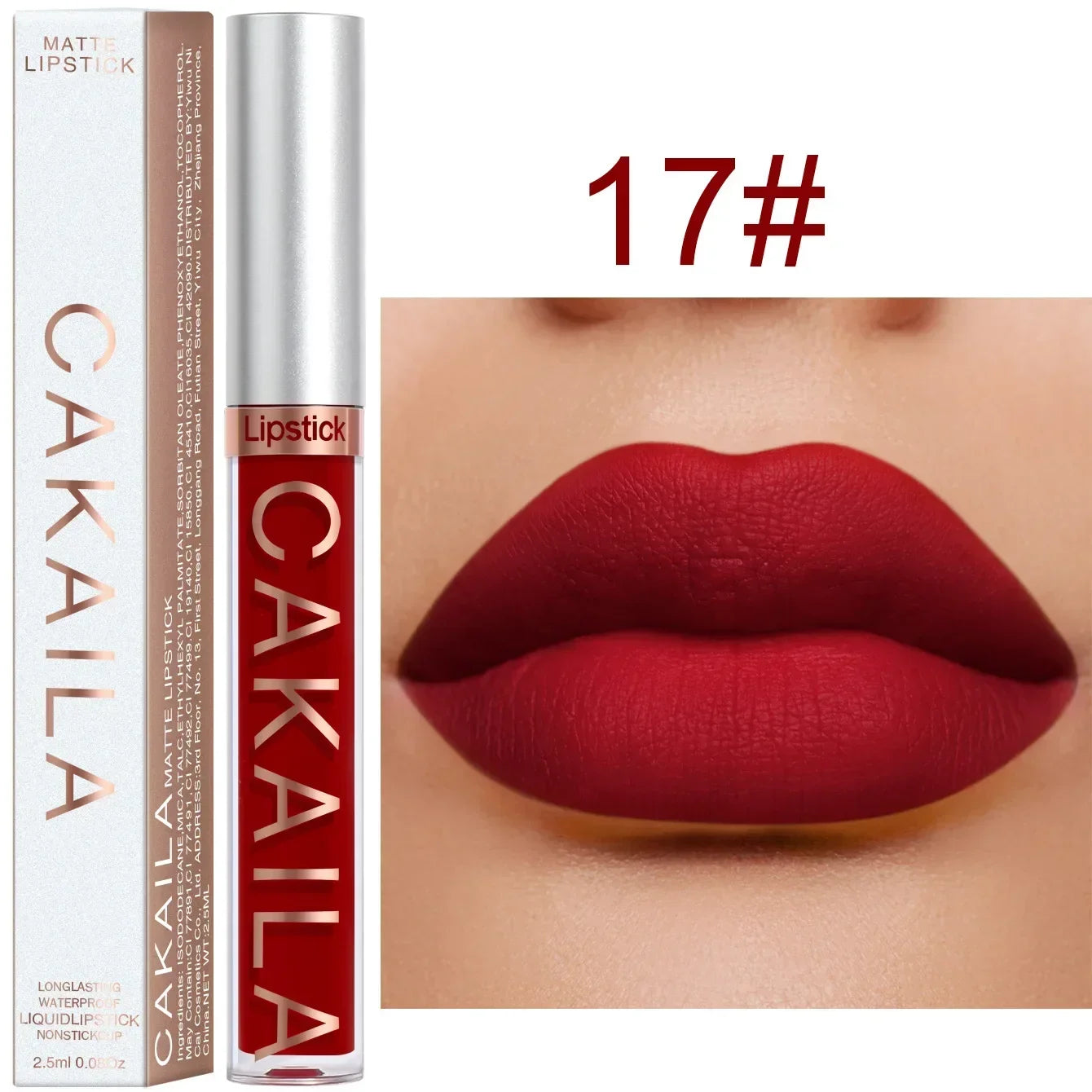 Rouge à lèvres liquide mat velours durable, brillant à lèvres nu imperméable, 18 couleurs, tasse antiadhésive hydratante, glaçage, maquillage cosmétique