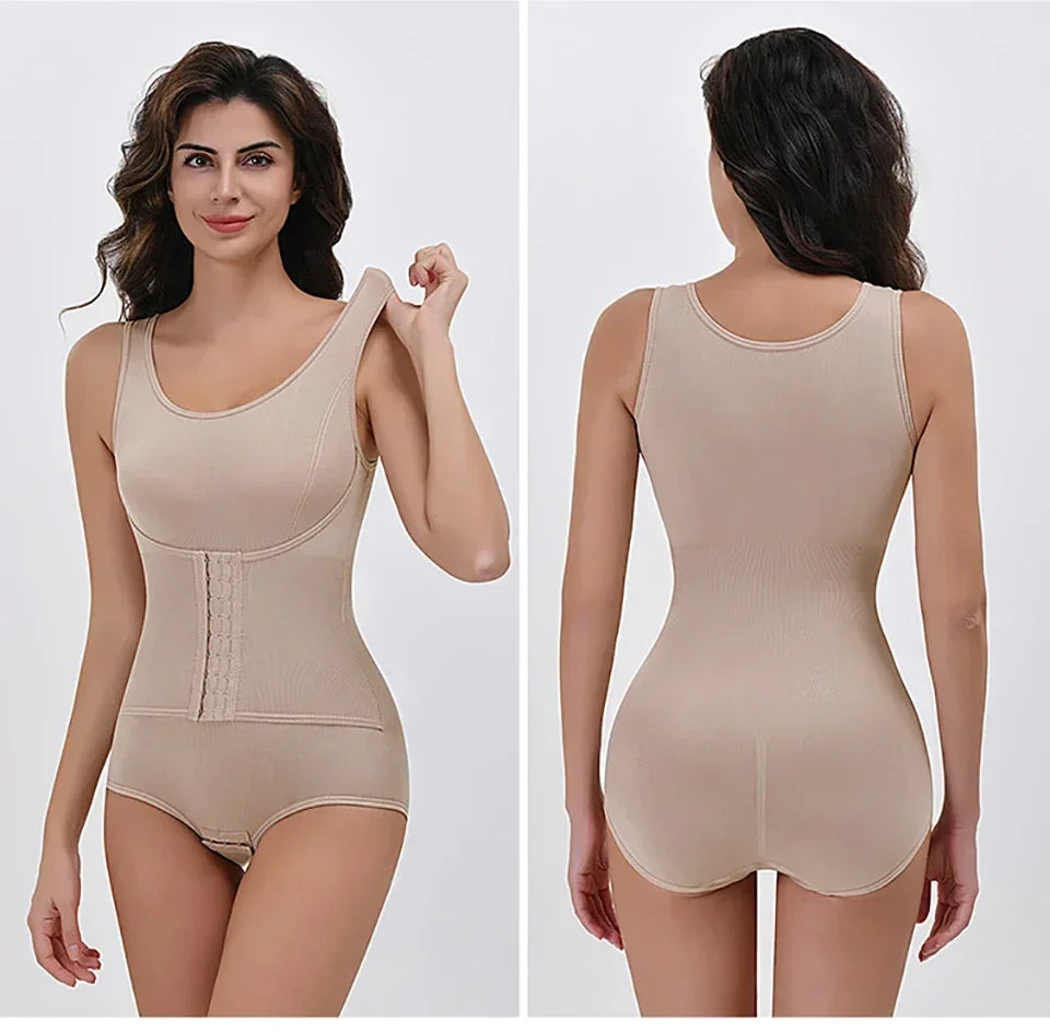 2025 nouveau Body Shapewear avec ceinture à glissière femmes ventre contrôle Fajas corps Shaper taille formateur minceur Cincher hauts Corset