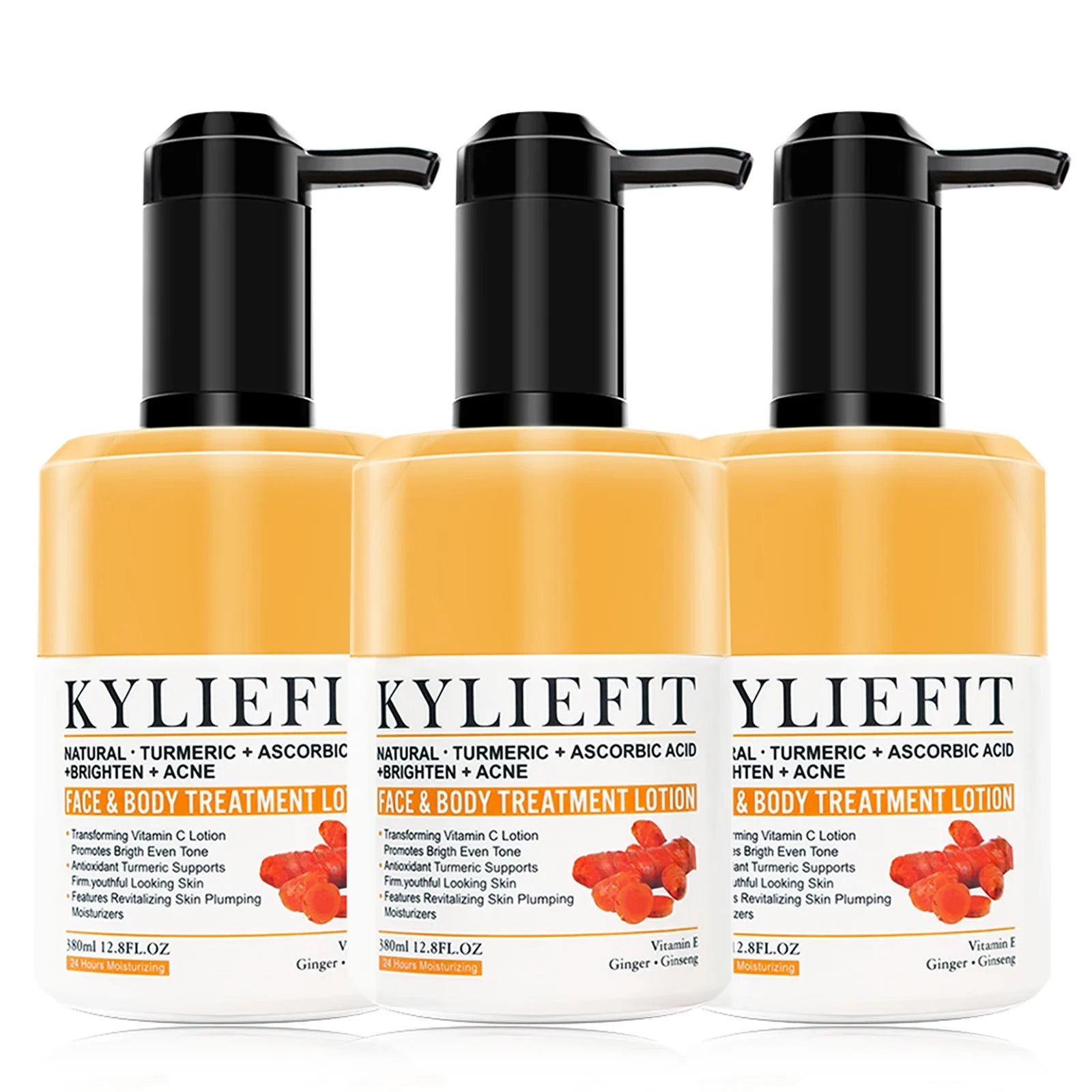 Kit Soins Curcuma Bio AILKE - Anti-Acné Éclaircissant Teint Uniforme