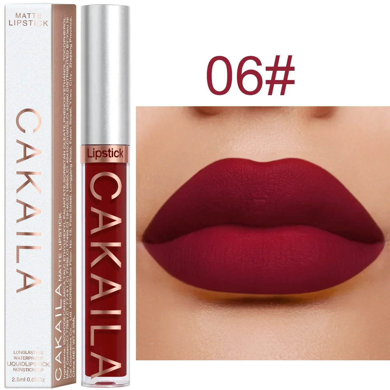 Rouge à lèvres liquide mat velours durable, brillant à lèvres nu imperméable, 18 couleurs, tasse antiadhésive hydratante, glaçage, maquillage cosmétique