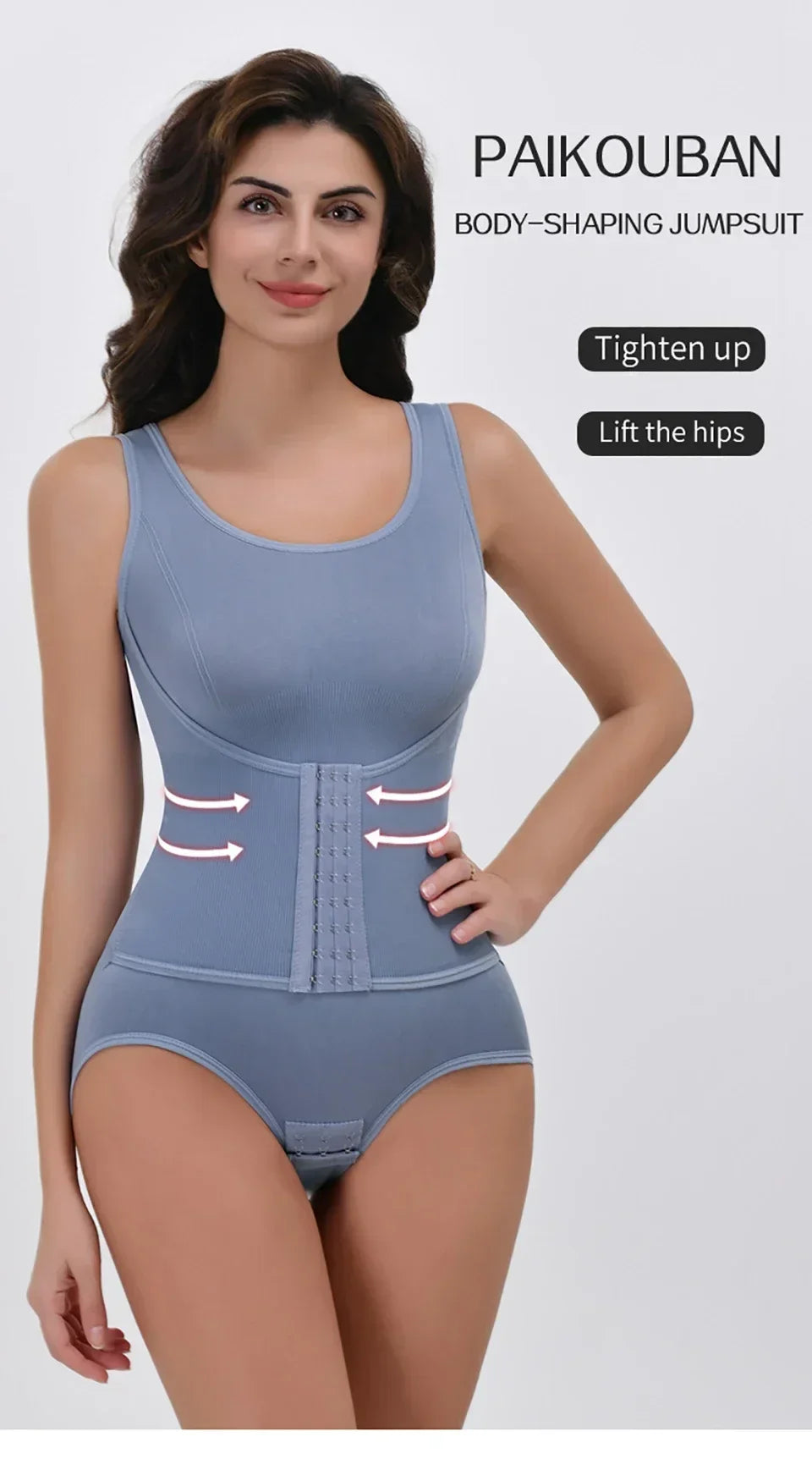2025 nouveau Body Shapewear avec ceinture à glissière femmes ventre contrôle Fajas corps Shaper taille formateur minceur Cincher hauts Corset