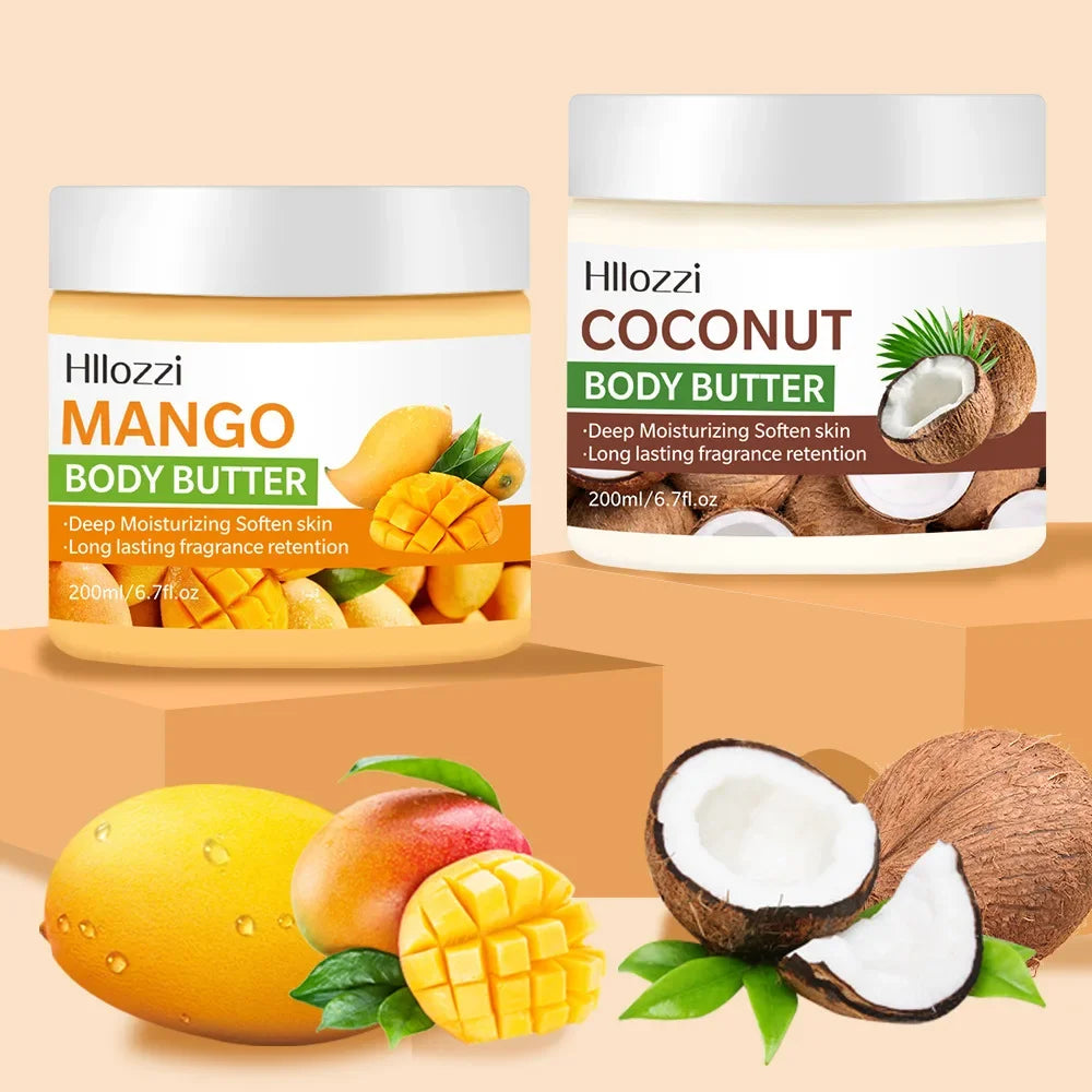 Crème Réparatrice Corps Mangue 200ml - Hydratation Intense Peau Sèche