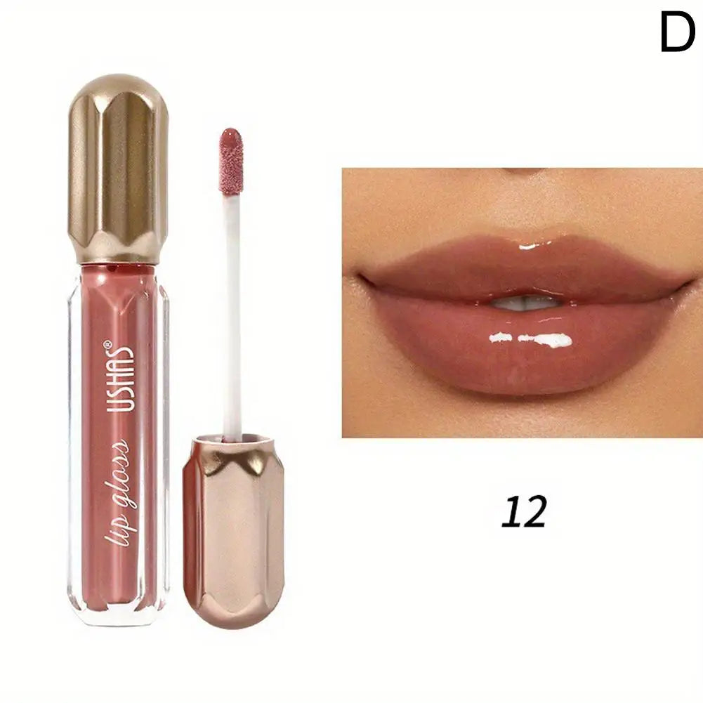Miroir perle brillant à lèvres imperméable longue durée hydratant rouge à lèvres brillant paillettes brillant à lèvres femmes maquillage cosmétique