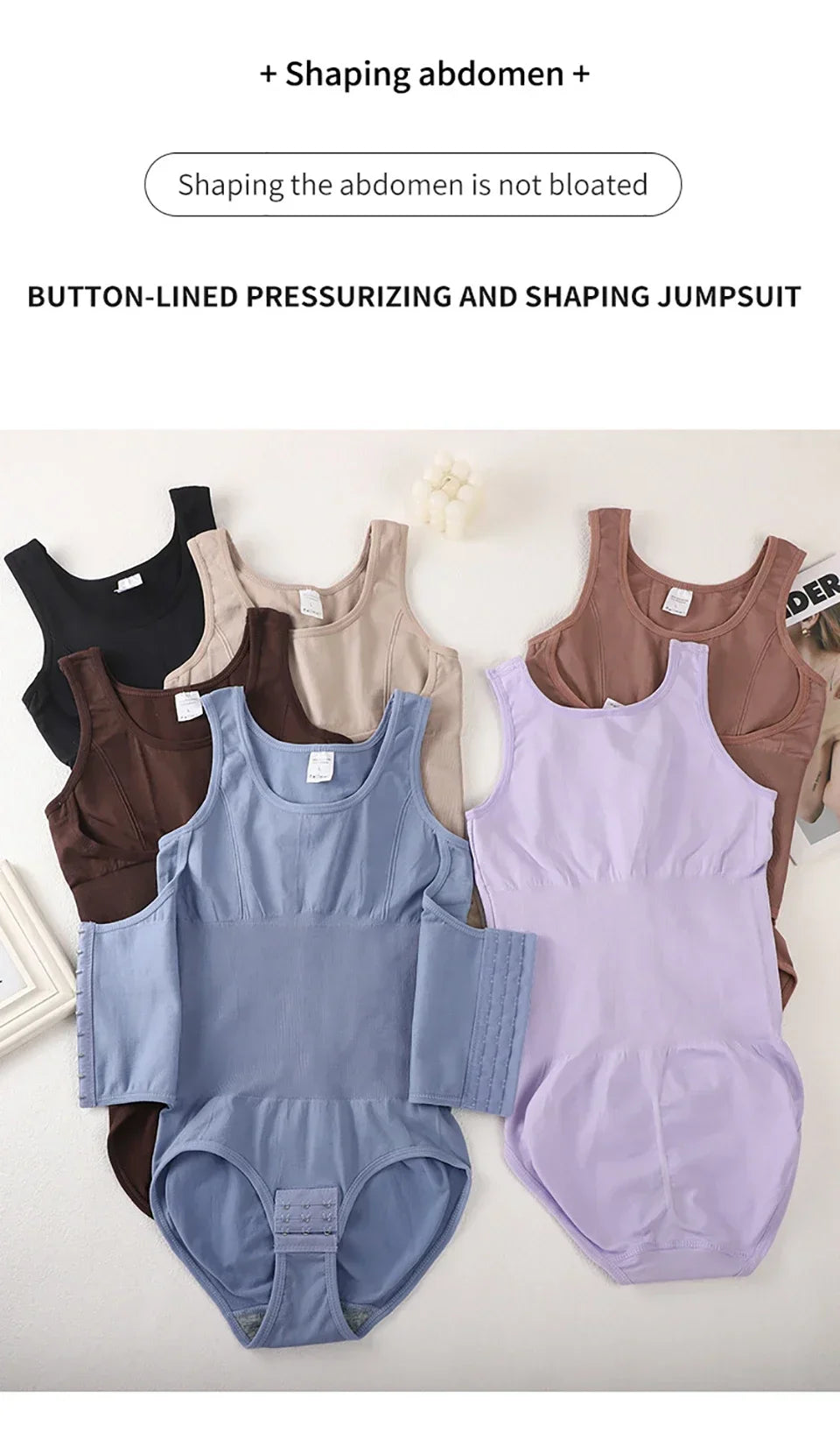 2025 nouveau Body Shapewear avec ceinture à glissière femmes ventre contrôle Fajas corps Shaper taille formateur minceur Cincher hauts Corset