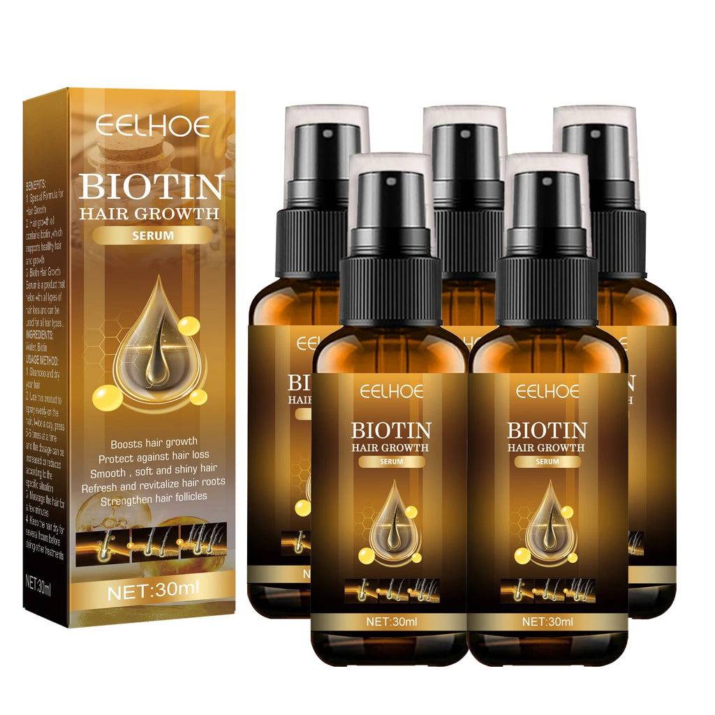 Spray de soin capillaire à la biotine