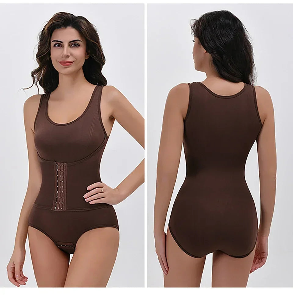 2025 nouveau Body Shapewear avec ceinture à glissière femmes ventre contrôle Fajas corps Shaper taille formateur minceur Cincher hauts Corset