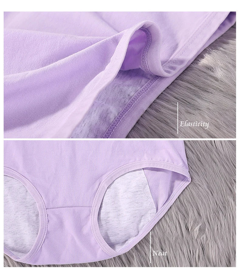 6 pièces fille culotte menstruelle femmes anti fuites