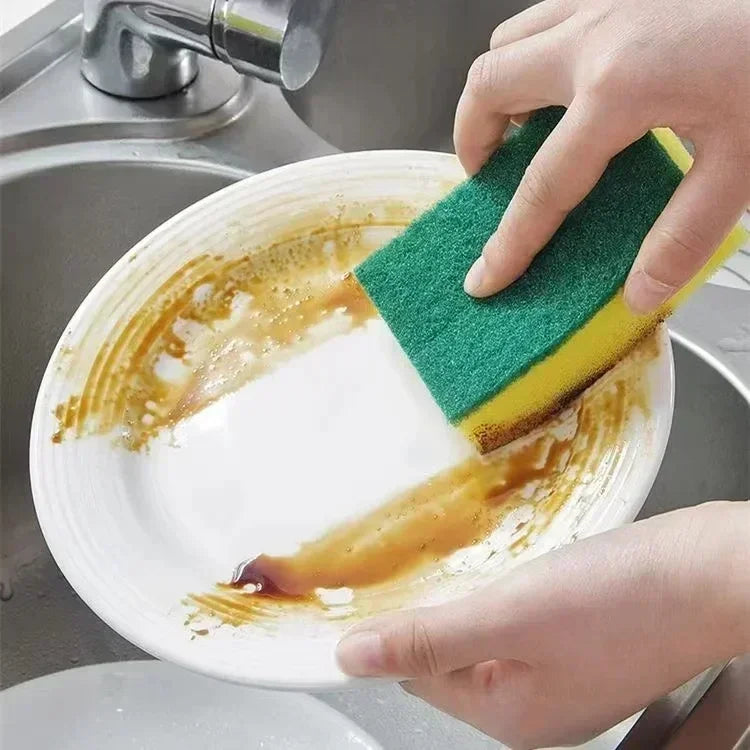 Éponge double face très absorbante, pot de nettoyage magique, brosse de nettoyage antirouille, outil de nettoyage de cuisine