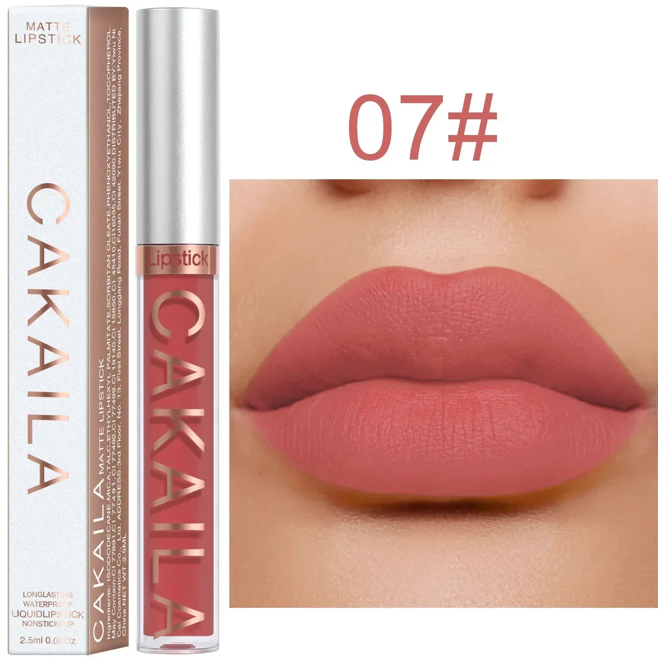 Rouge à lèvres liquide mat velours durable, brillant à lèvres nu imperméable, 18 couleurs, tasse antiadhésive hydratante, glaçage, maquillage cosmétique