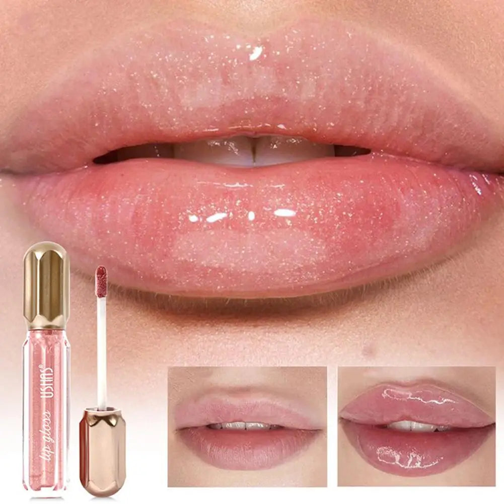 Miroir perle brillant à lèvres imperméable longue durée hydratant rouge à lèvres brillant paillettes brillant à lèvres femmes maquillage cosmétique