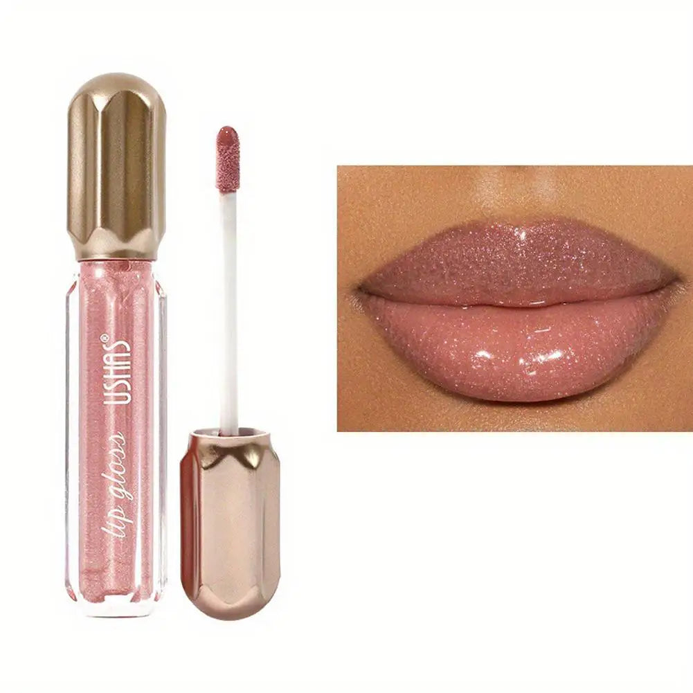Miroir perle brillant à lèvres imperméable longue durée hydratant rouge à lèvres brillant paillettes brillant à lèvres femmes maquillage cosmétique