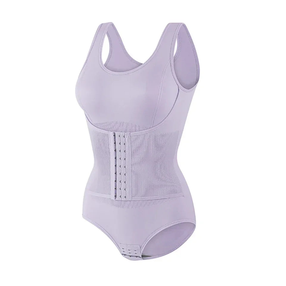 2025 nouveau Body Shapewear avec ceinture à glissière femmes ventre contrôle Fajas corps Shaper taille formateur minceur Cincher hauts Corset