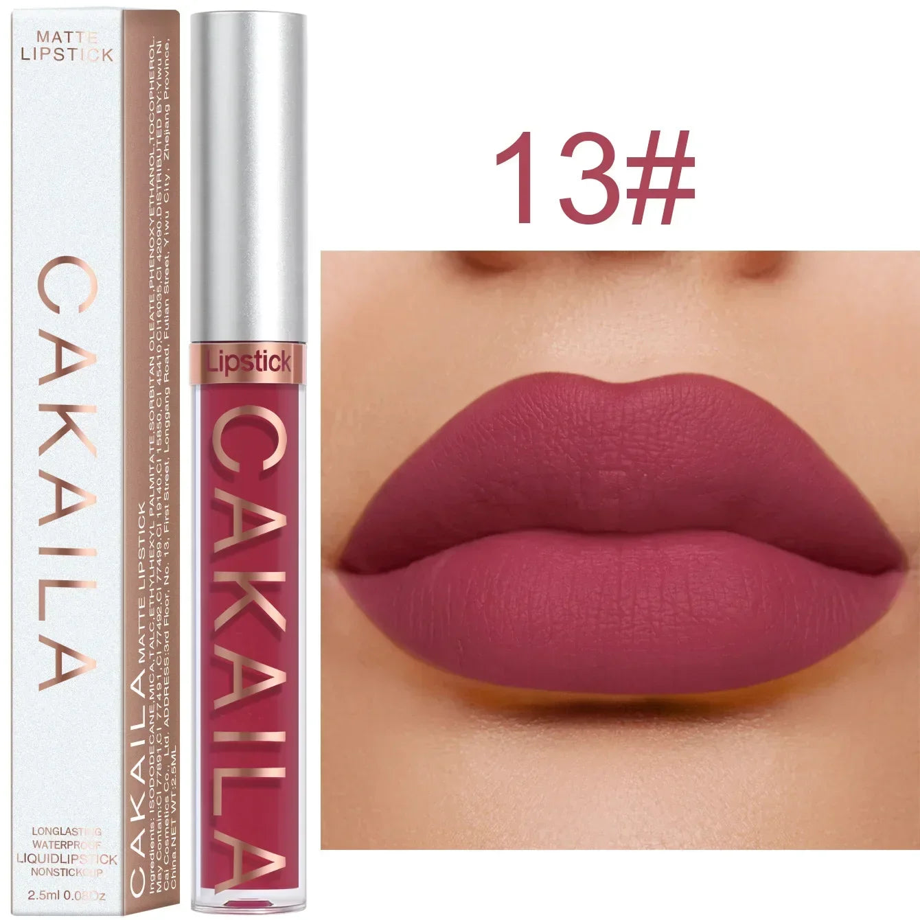Rouge à lèvres liquide mat velours durable, brillant à lèvres nu imperméable, 18 couleurs, tasse antiadhésive hydratante, glaçage, maquillage cosmétique