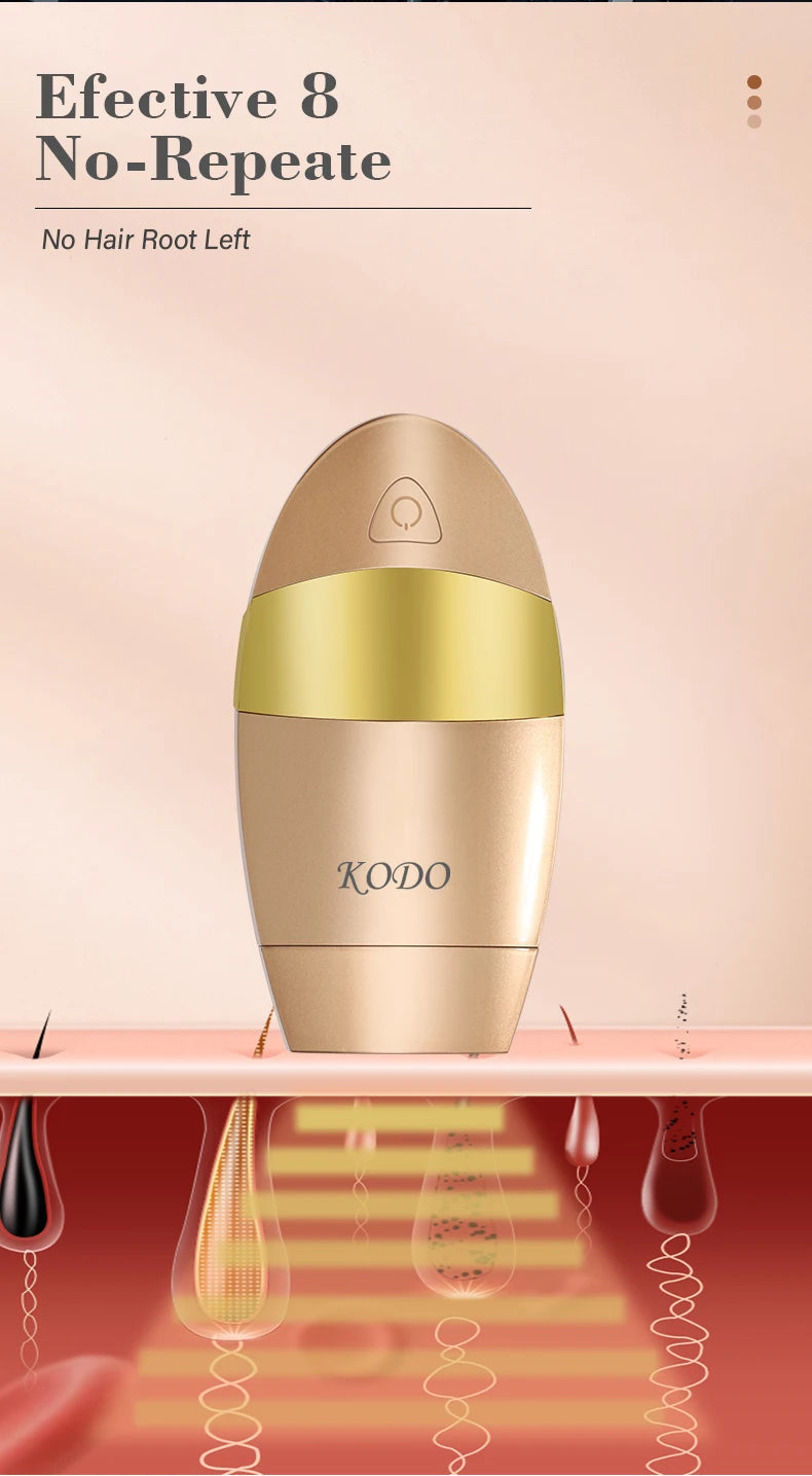 Épilateur Laser IPL KODO 2025 - 4 en 1 Visage Corps Indolore