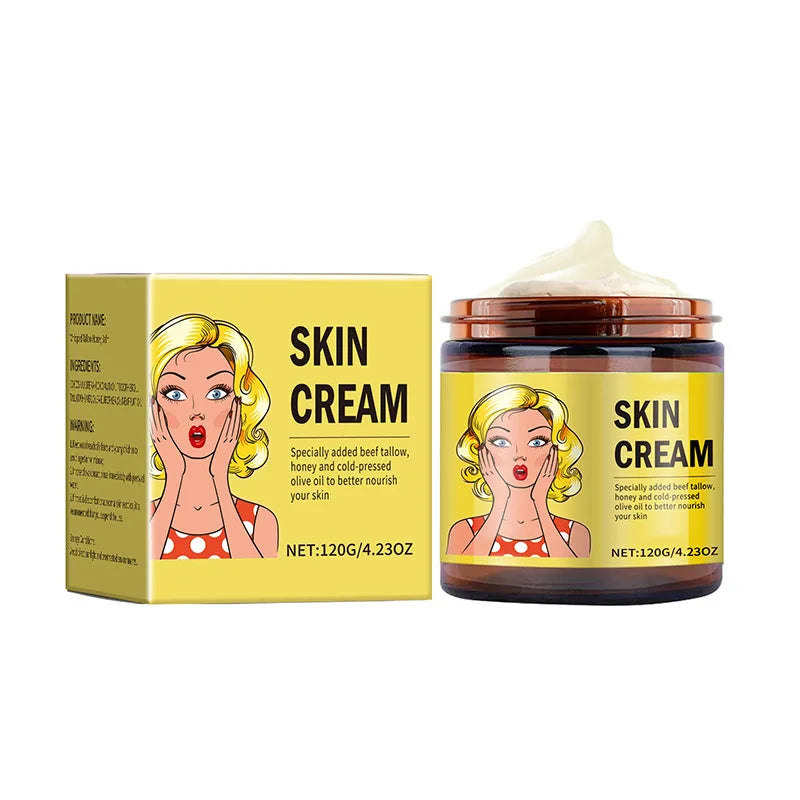 Baume fouetté au Tallow de bœuf et au miel visage et corps