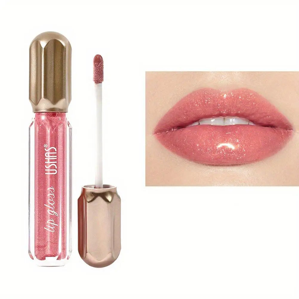 Miroir perle brillant à lèvres imperméable longue durée hydratant rouge à lèvres brillant paillettes brillant à lèvres femmes maquillage cosmétique