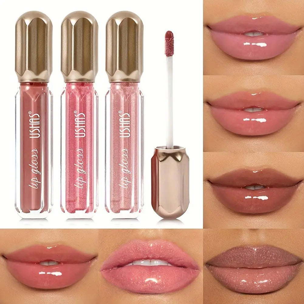 Miroir perle brillant à lèvres imperméable longue durée hydratant rouge à lèvres brillant paillettes brillant à lèvres femmes maquillage cosmétique