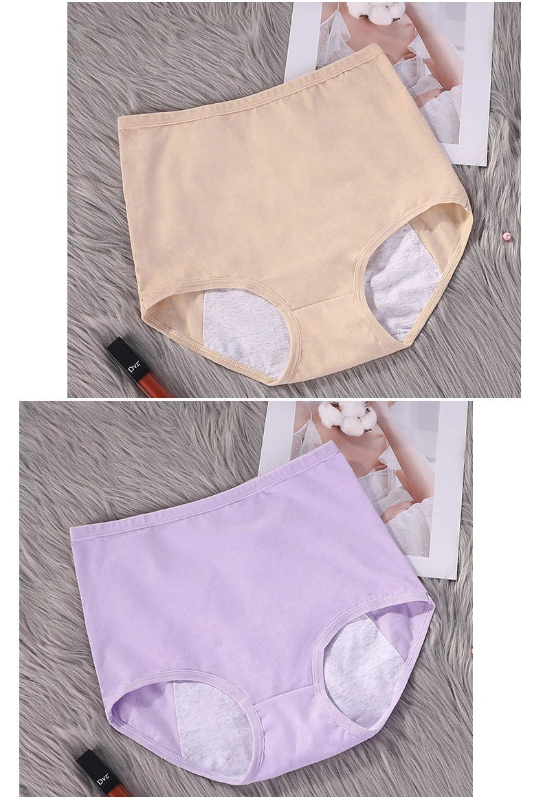 6 pièces fille culotte menstruelle femmes anti fuites