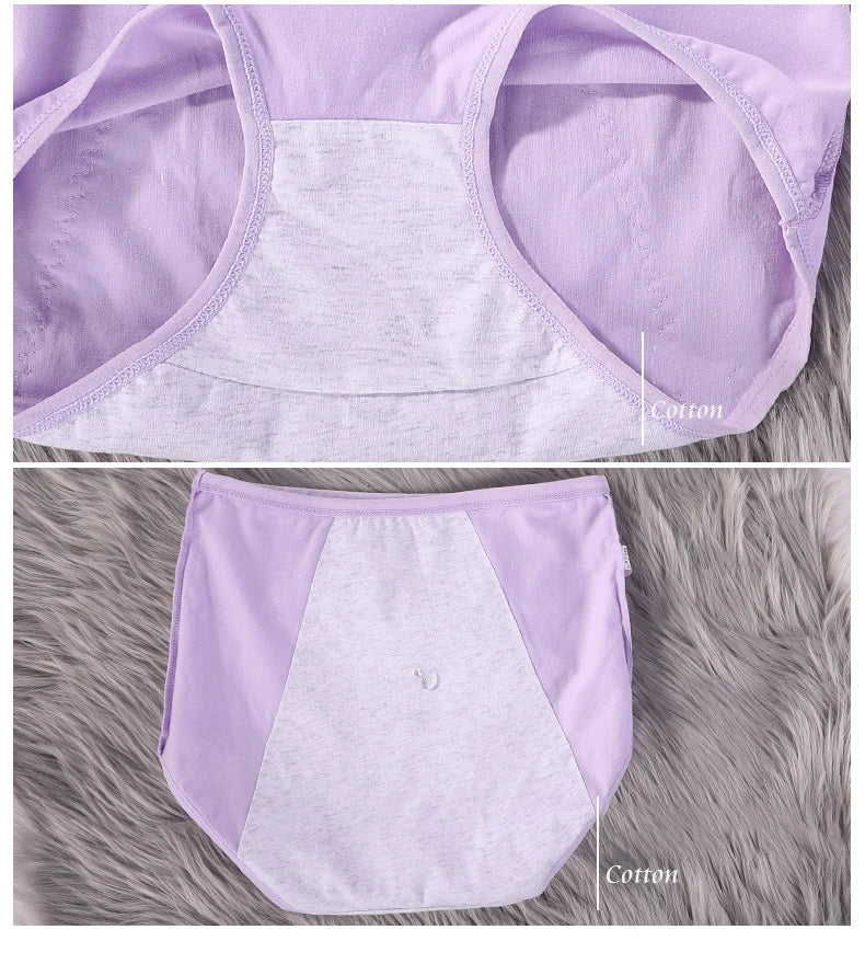6 pièces fille culotte menstruelle femmes anti fuites