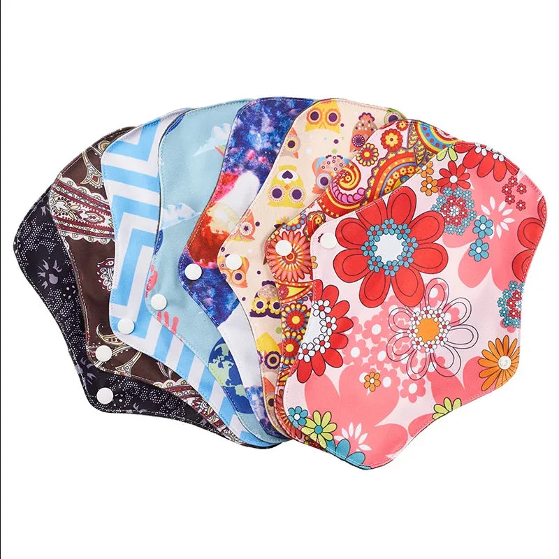 Serviettes Menstruelles Réutilisables Bio - Flux Fort Lavables Bambou