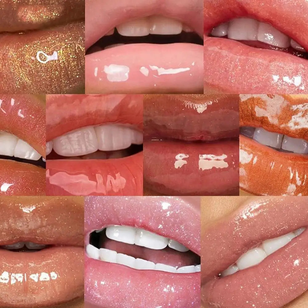 Miroir perle brillant à lèvres imperméable longue durée hydratant rouge à lèvres brillant paillettes brillant à lèvres femmes maquillage cosmétique