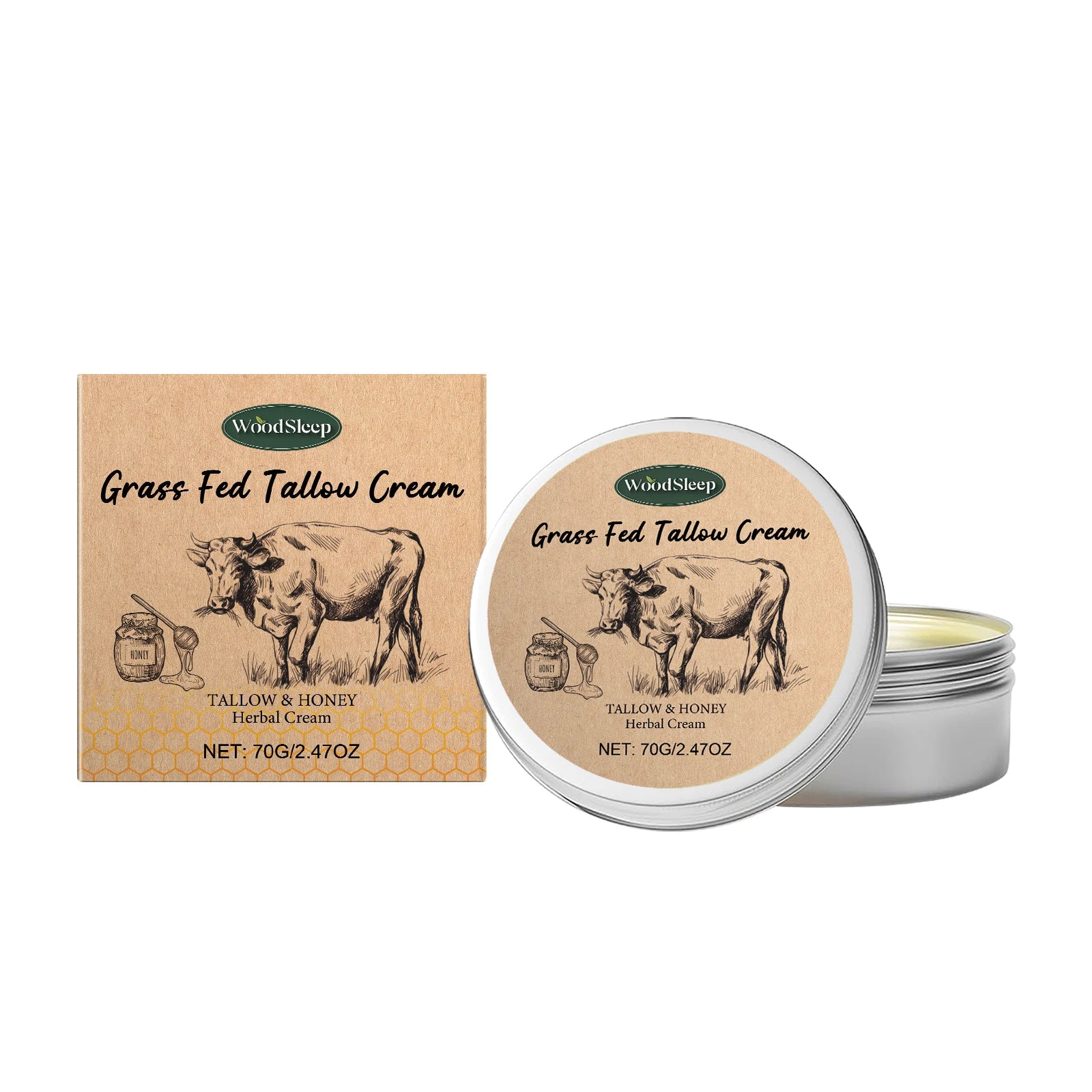Crème au Bœuf pour Peau Sèche et Endommagée