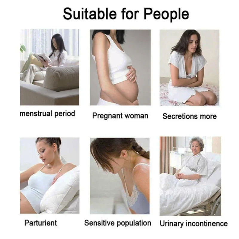 Serviettes Menstruelles Réutilisables Charbon Bambou - Flux Fort Bio