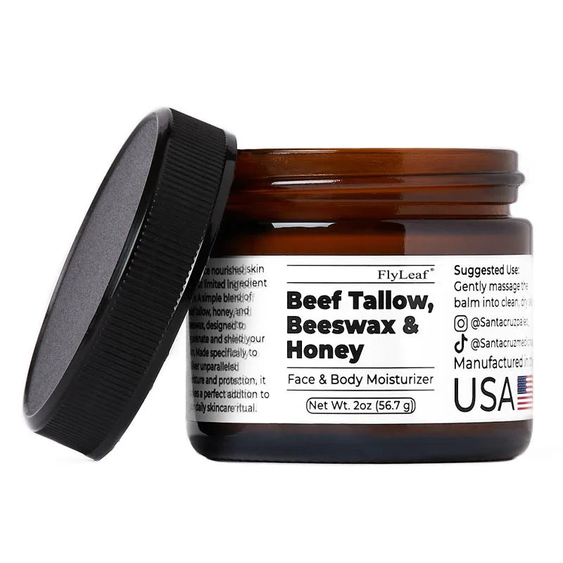 Baume fouetté au Tallow de bœuf et au miel visage et corps