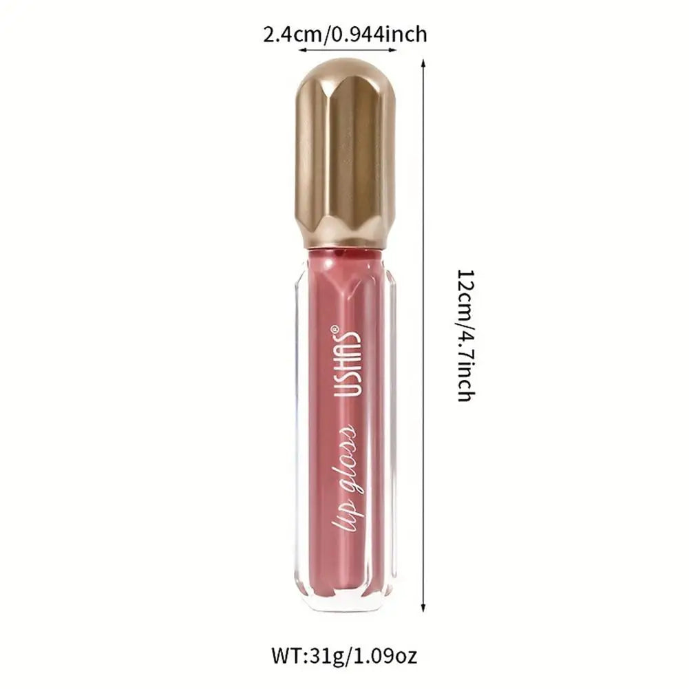 Miroir perle brillant à lèvres imperméable longue durée hydratant rouge à lèvres brillant paillettes brillant à lèvres femmes maquillage cosmétique
