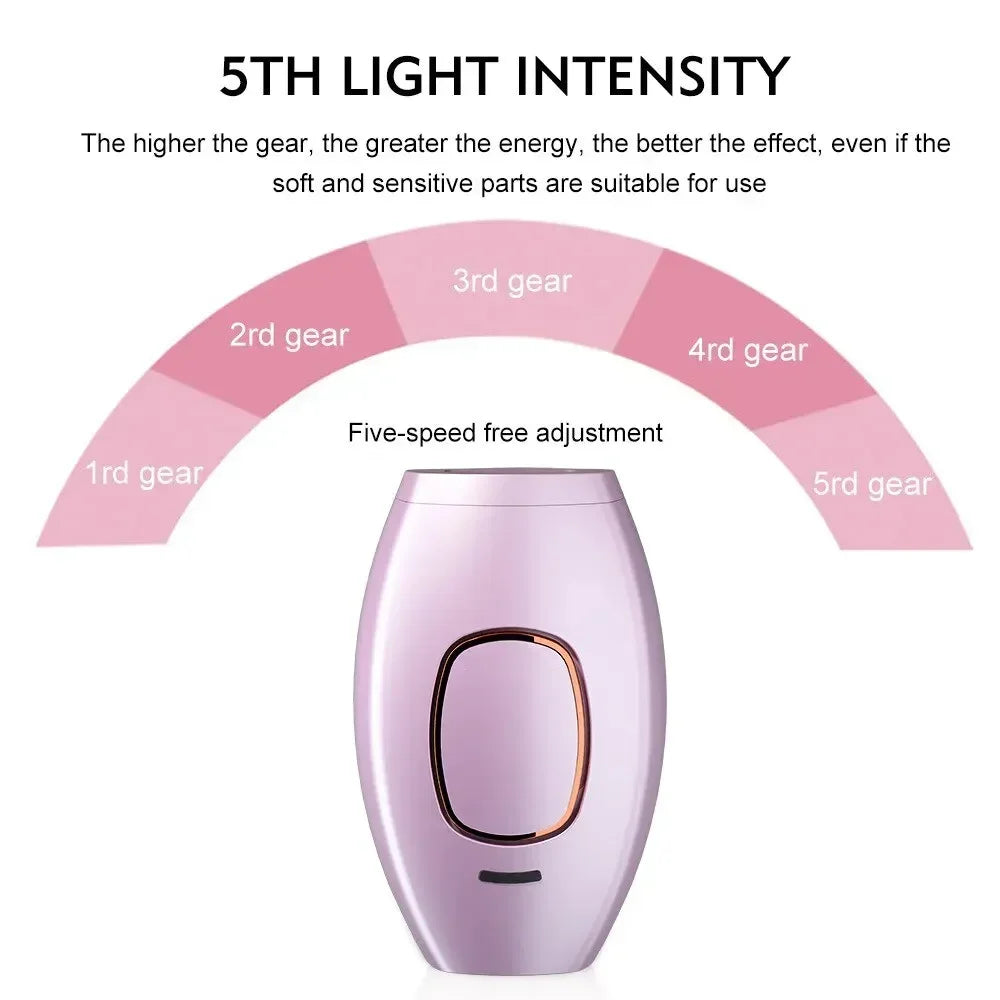 Épilateur électrique indolore pour femme, épilation au laser pulsé, corps, bikini, ati elles, flash, IPL 500000, équipement domestique, nouveau