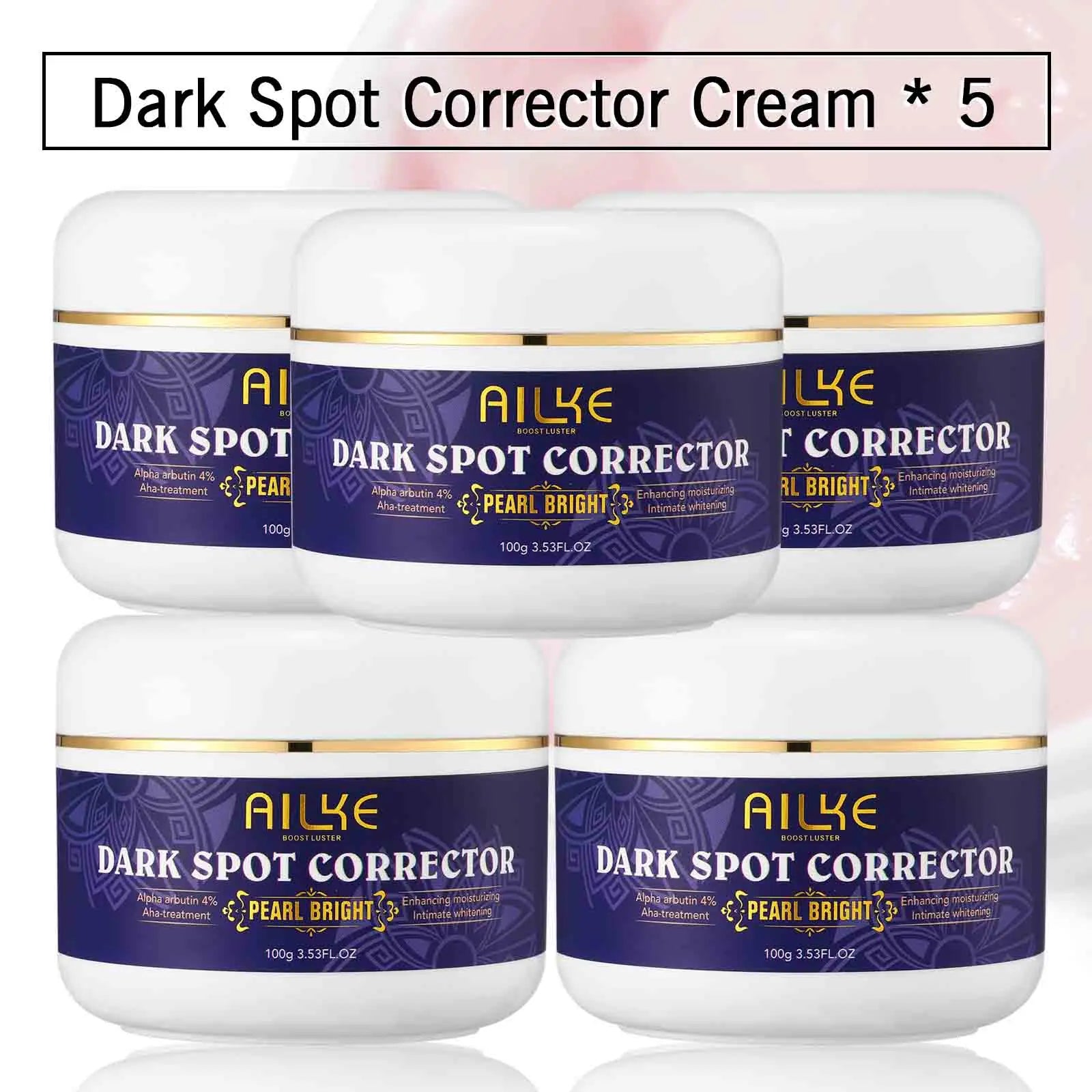 AILKE Kit de soins de la peau 5 en 1 au glutathion pour femme