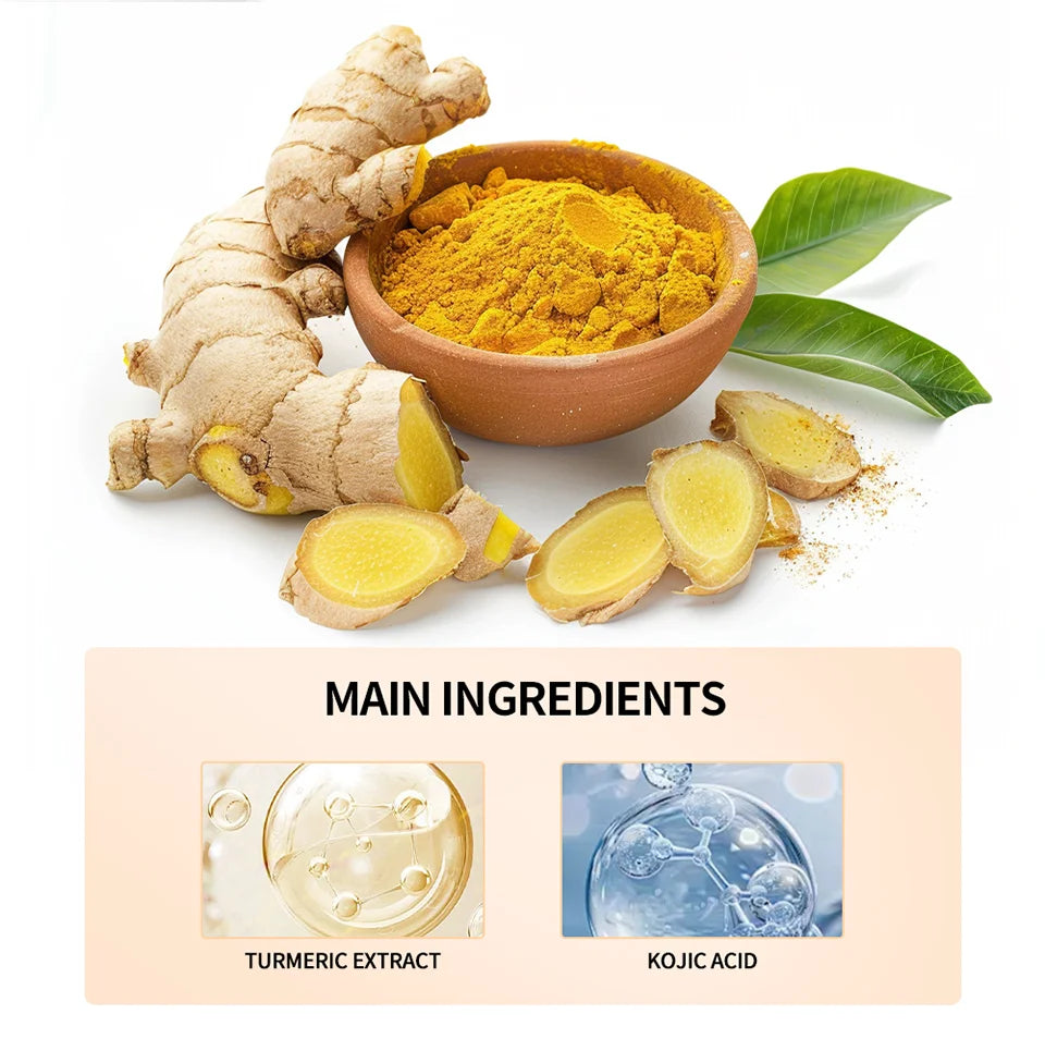Mousse Nettoyante Visage Curcuma Yanerain - Anti-Points Noirs 100ml