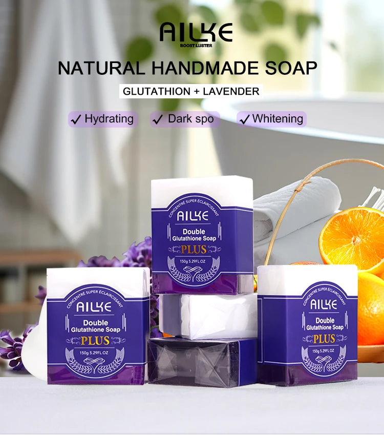 AILKE Kit de soins de la peau 5 en 1 au glutathion pour femme