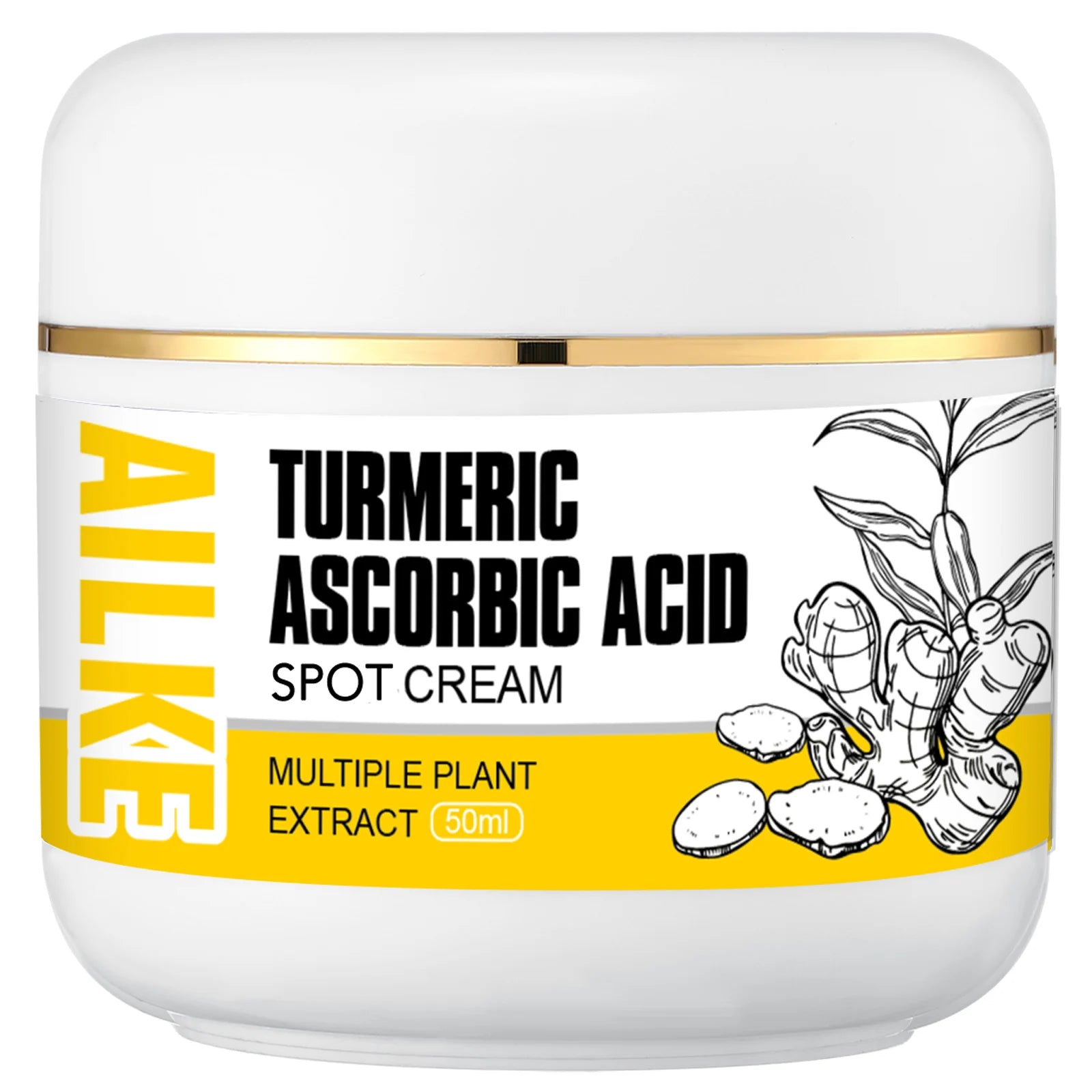 Kit Soins Curcuma Bio AILKE - Anti-Acné Éclaircissant Teint Uniforme
