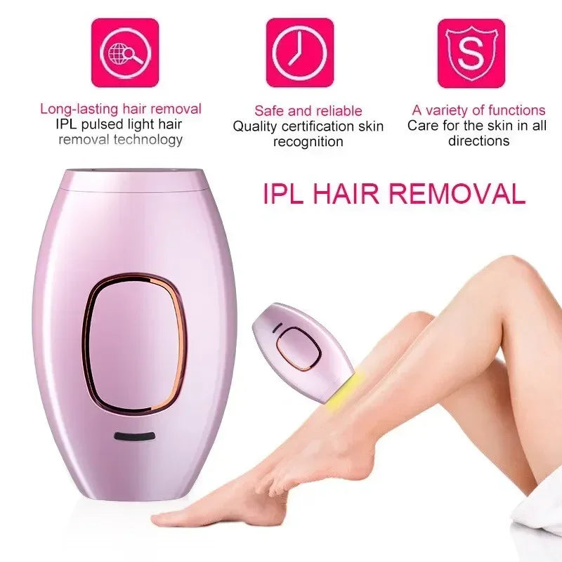 Épilateur électrique indolore pour femme, épilation au laser pulsé, corps, bikini, ati elles, flash, IPL 500000, équipement domestique, nouveau