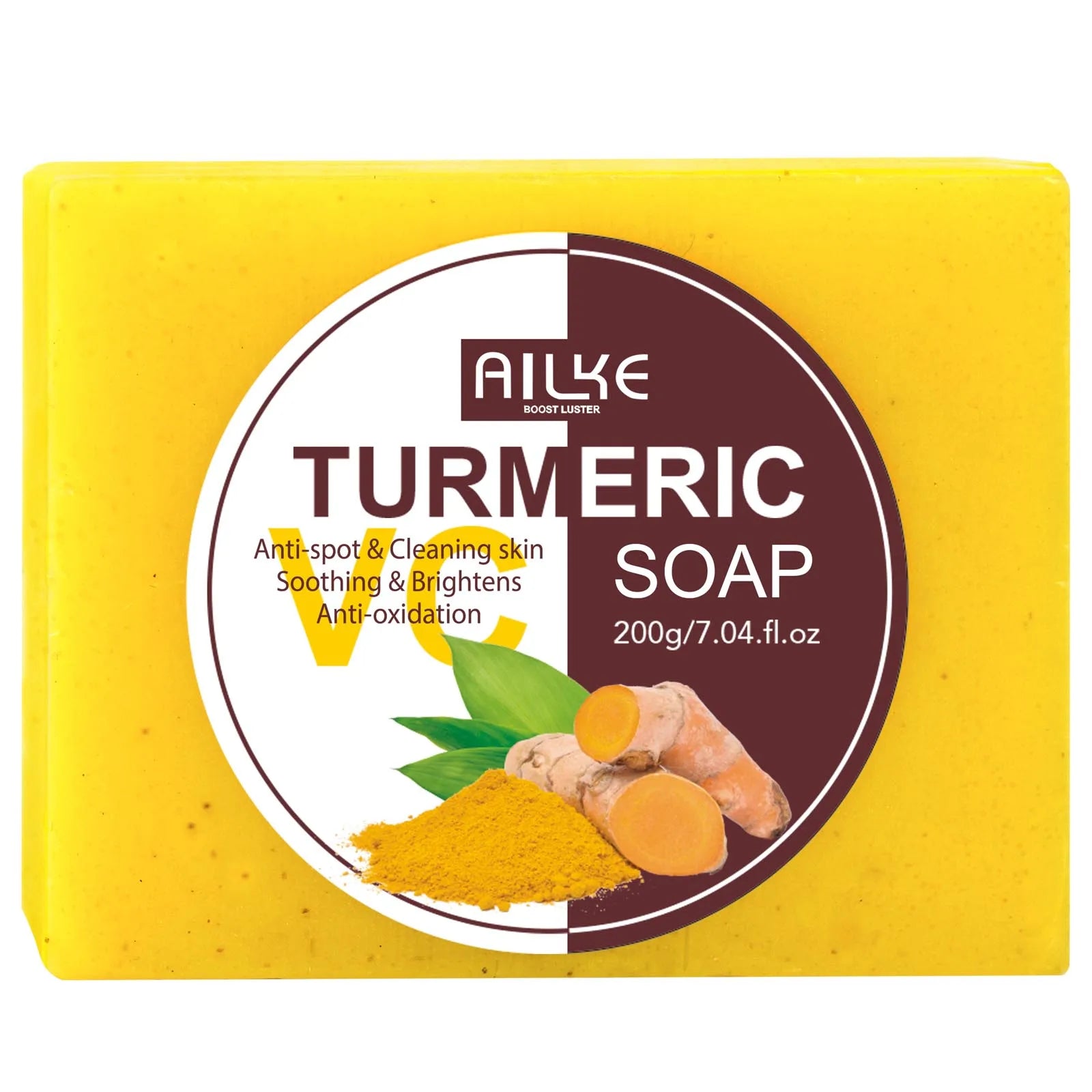 Kit Soins Curcuma Bio AILKE - Anti-Acné Éclaircissant Teint Uniforme