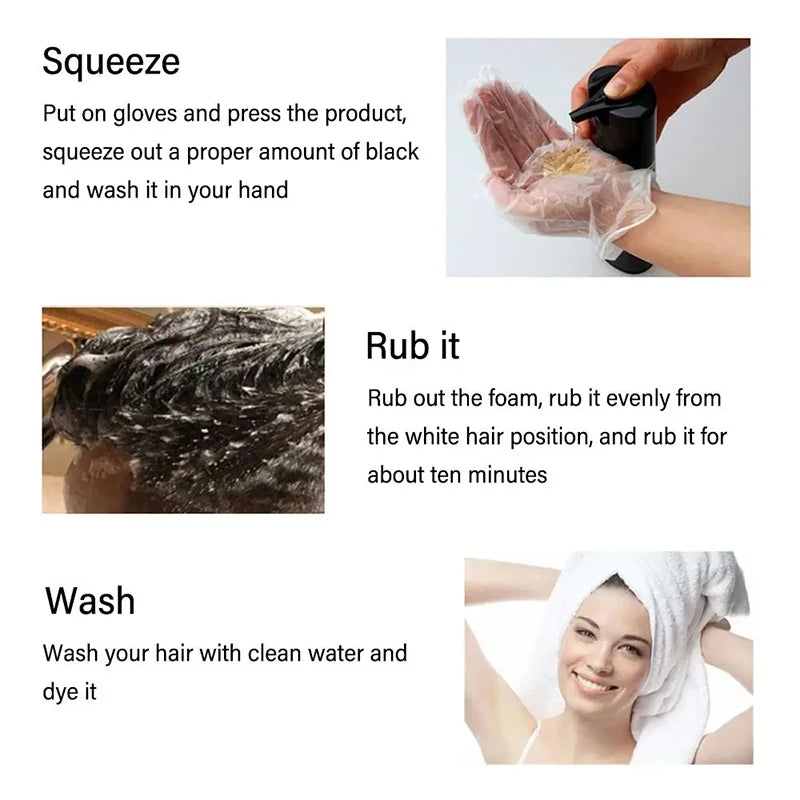 Shampoing de teinture rapide